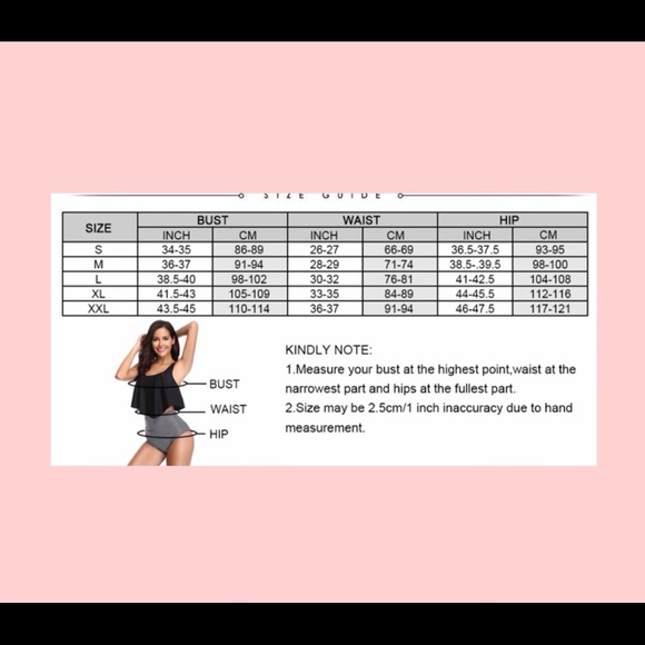 BNWT 2-Piece Flounce High Waisted Swimsuit - Picture 8 of 8